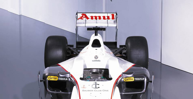 Amul sponsors Sauber F1 Team in India