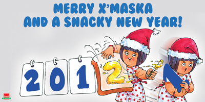 MERRY X'MASKA AND A SNACKY NEW YEAR!