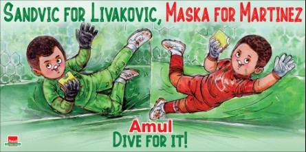 Sandvic for livakovic, Maska for Martinez
