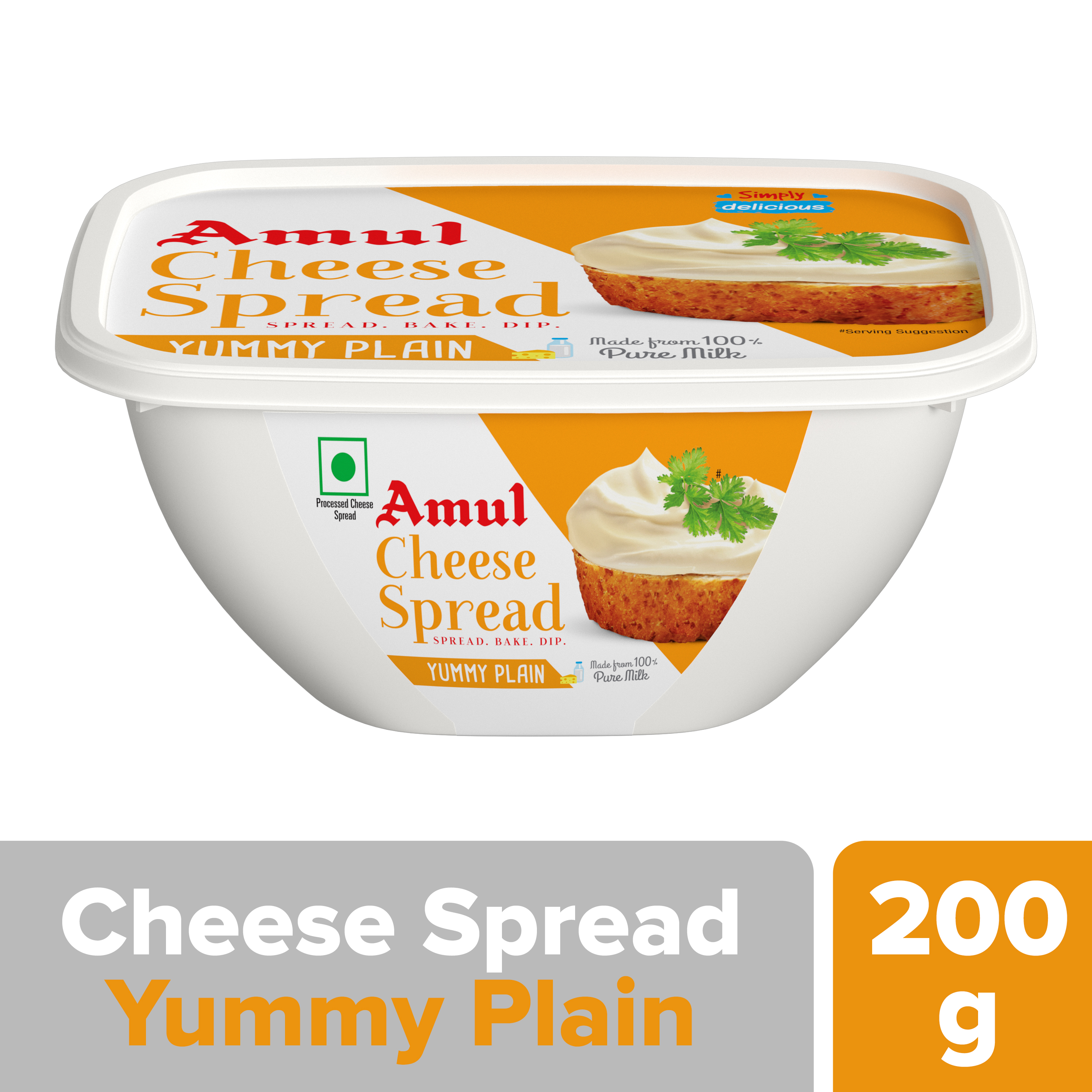 Amul Cheese Spread Yummy Plain