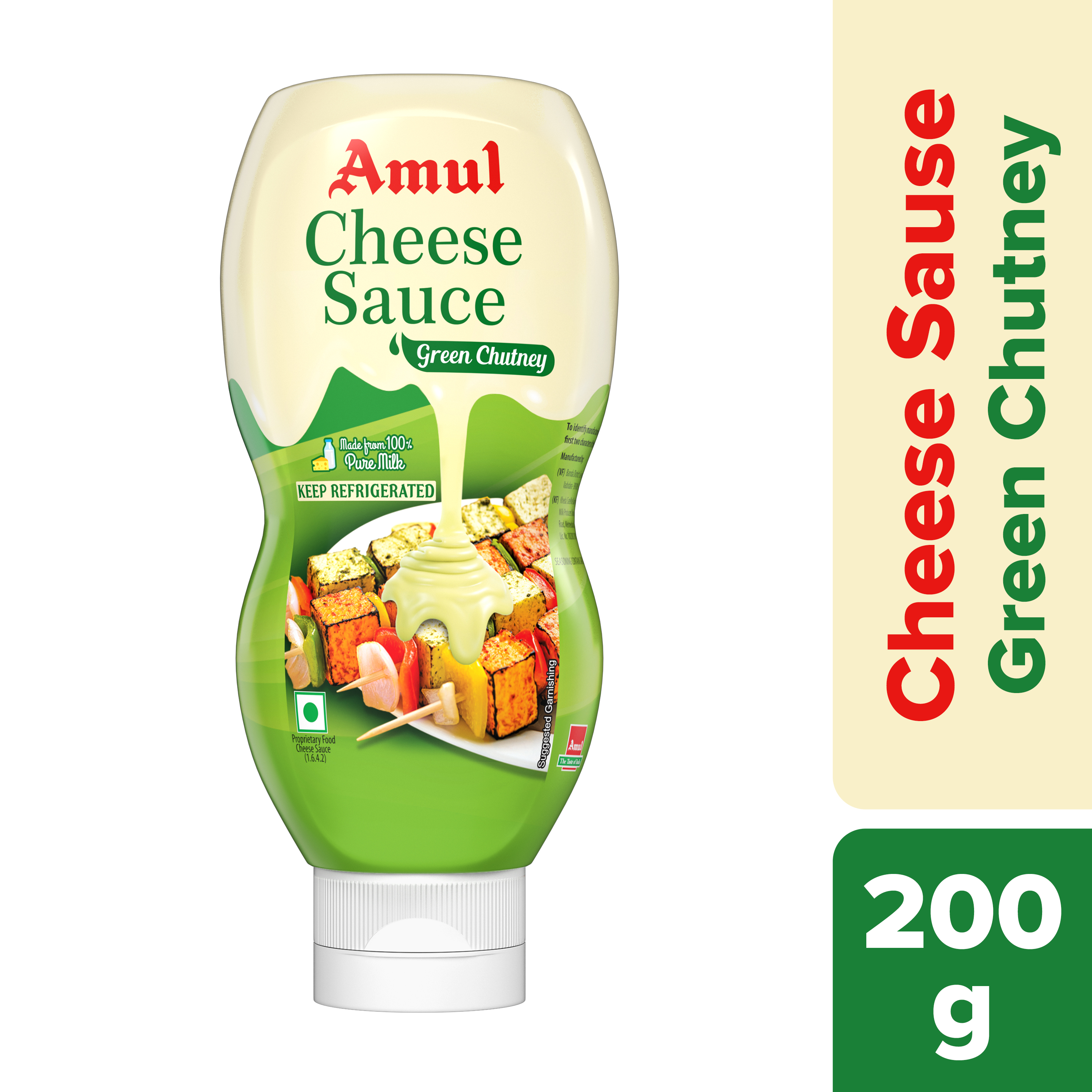 Amul Cheese Sauce - Green Chutney
