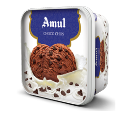 Amul 1 lit tub Choco Chips