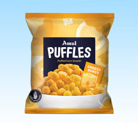 Amul Puffles - Cheesy Burst