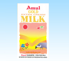 Amul Gold Extra Cream Milk