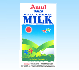 Amul Taaza Full Cream Milk